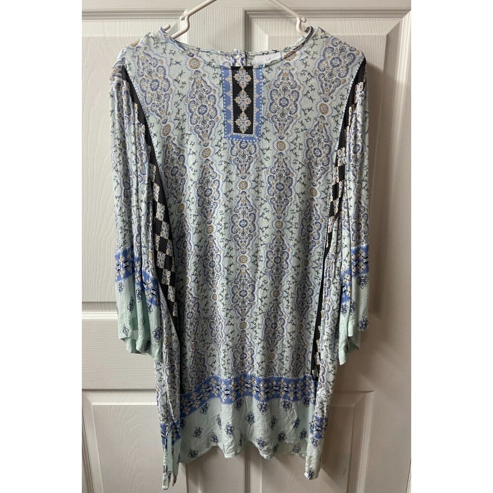 J.Jill Women's Stretch Long Sleeve Orange Tunic Top Soft Sz XL NWT